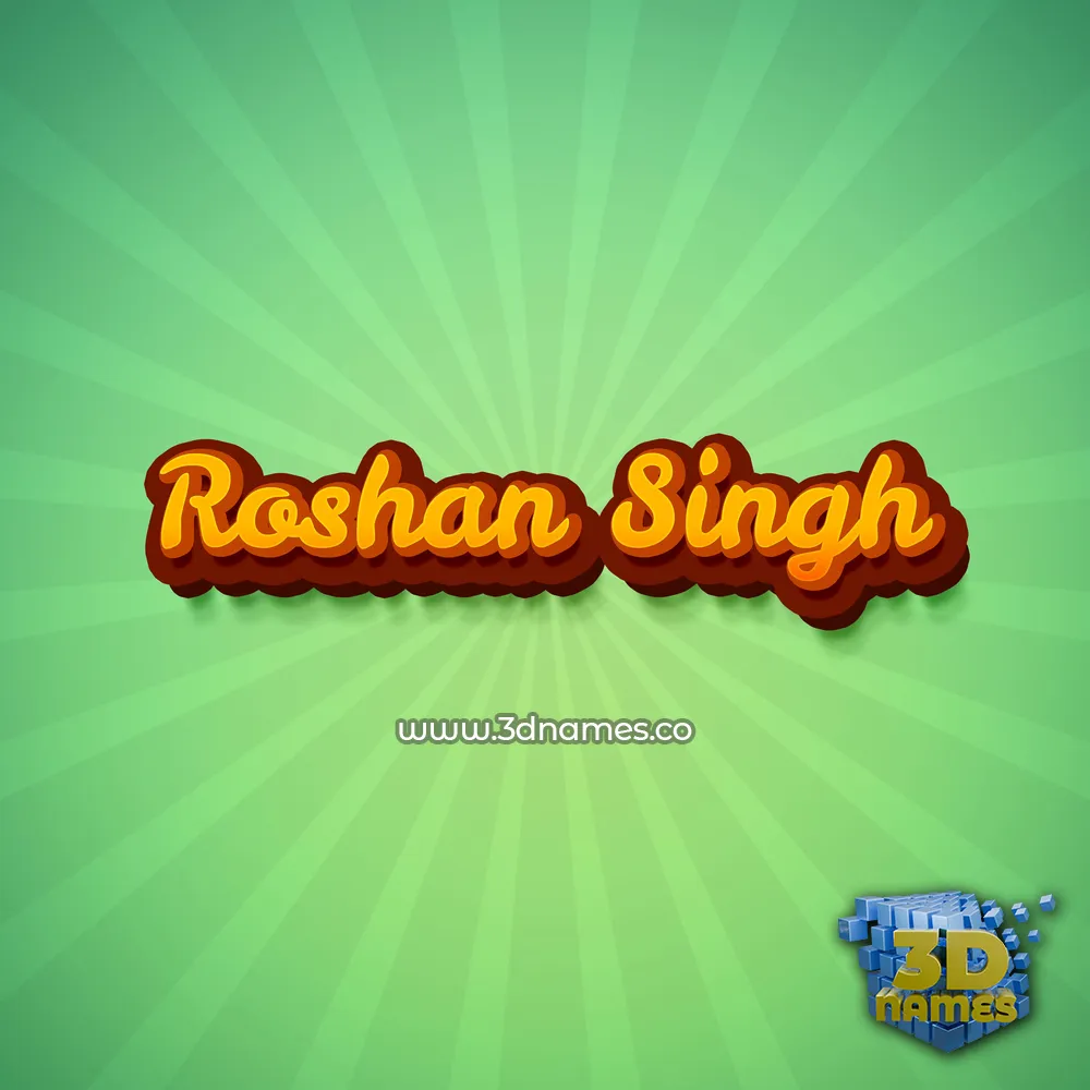 roshan singh in Green Rays style - 3D name wallpaper roshan singh in Green Rays style - 3D name wallpaper