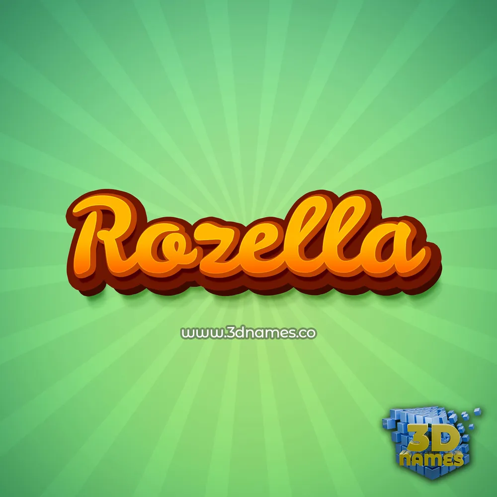 rozella in Green Rays style - 3D name wallpaper rozella in Green Rays style - 3D name wallpaper