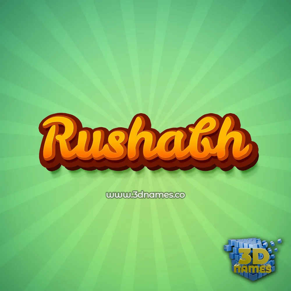 rushabh in Green Rays style - 3D name wallpaper rushabh in Green Rays style - 3D name wallpaper