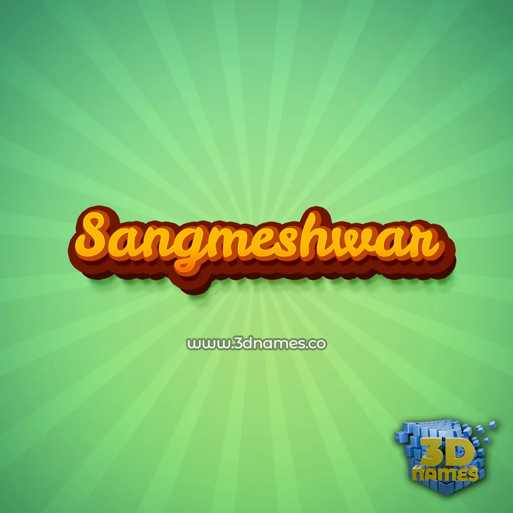 sangmeshwar in Green Rays style - 3D name wallpaper sangmeshwar in Green Rays style - 3D name wallpaper