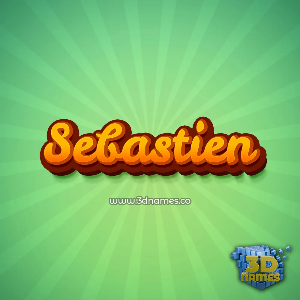 sebastien in Green Rays style - 3D name wallpaper sebastien in Green Rays style - 3D name wallpaper