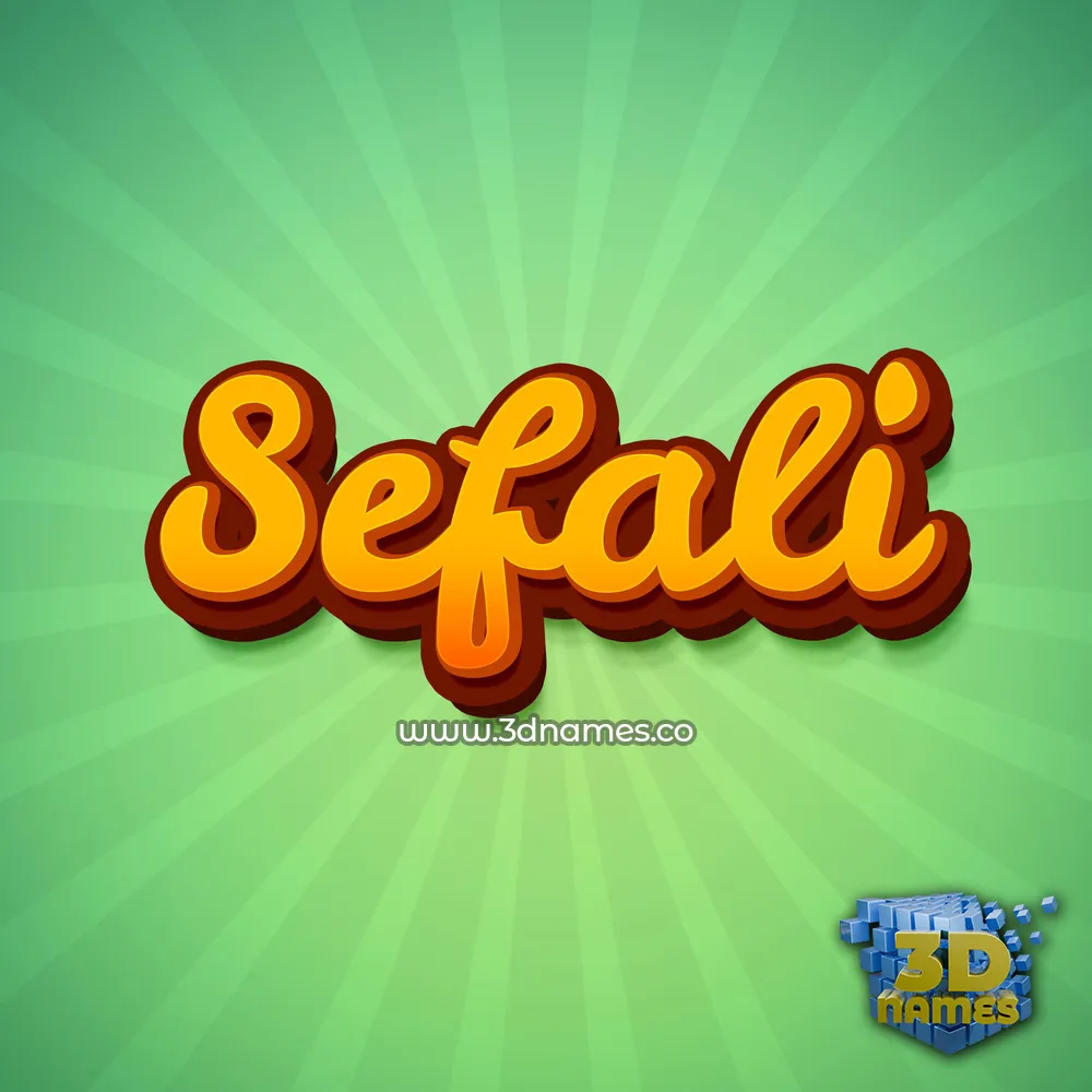 sefali in Green Rays style - 3D name wallpaper sefali in Green Rays style - 3D name wallpaper