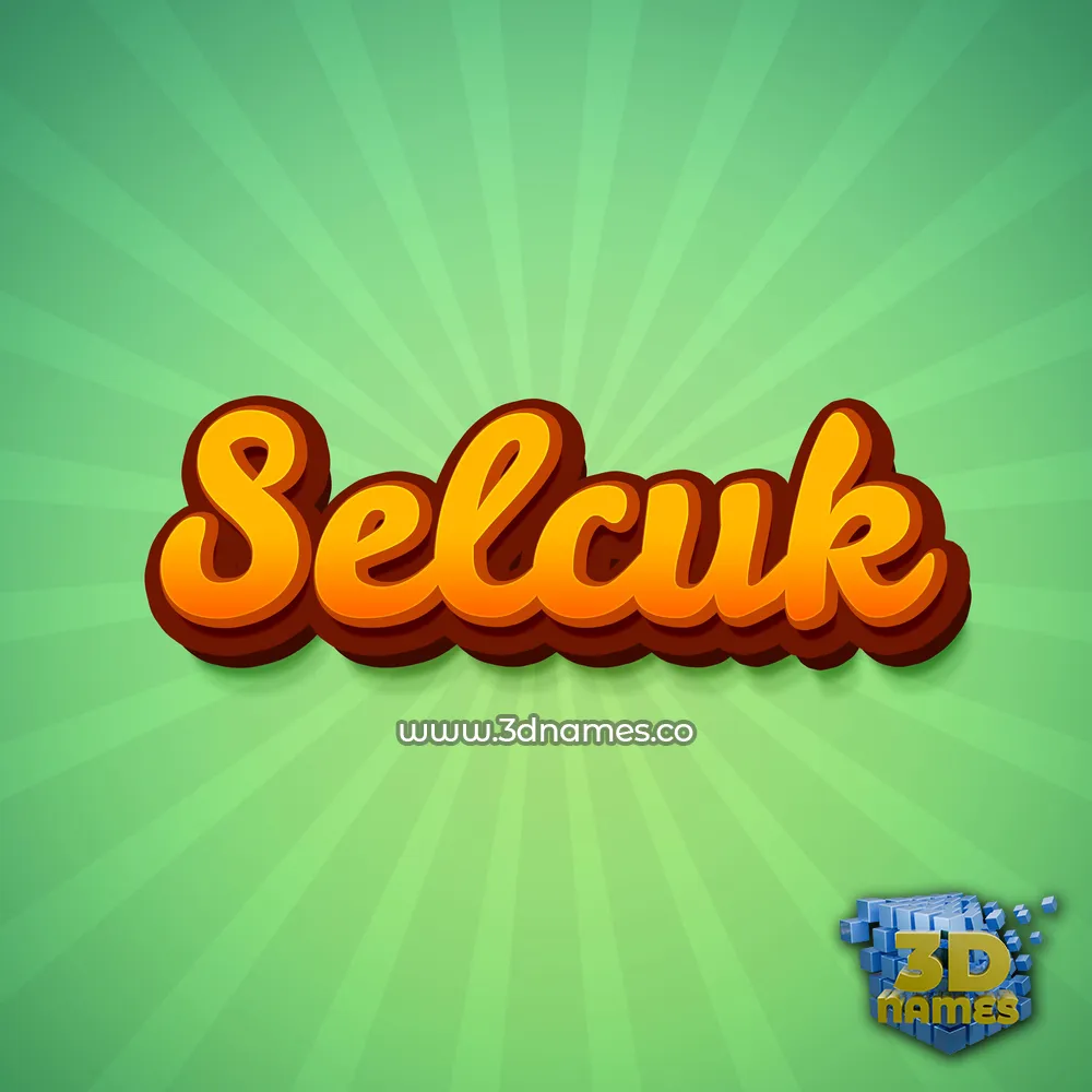 selcuk in Green Rays style - 3D name wallpaper selcuk in Green Rays style - 3D name wallpaper