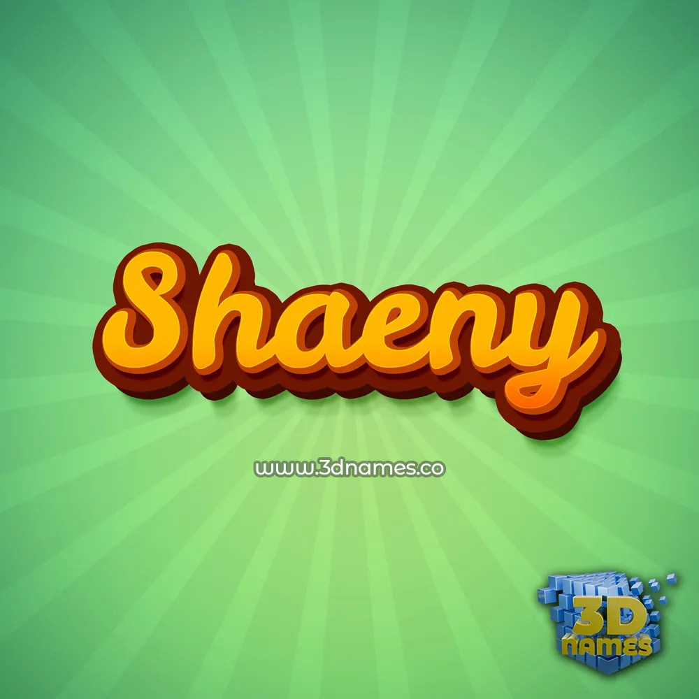 shaeny in Green Rays style - 3D name wallpaper shaeny in Green Rays style - 3D name wallpaper