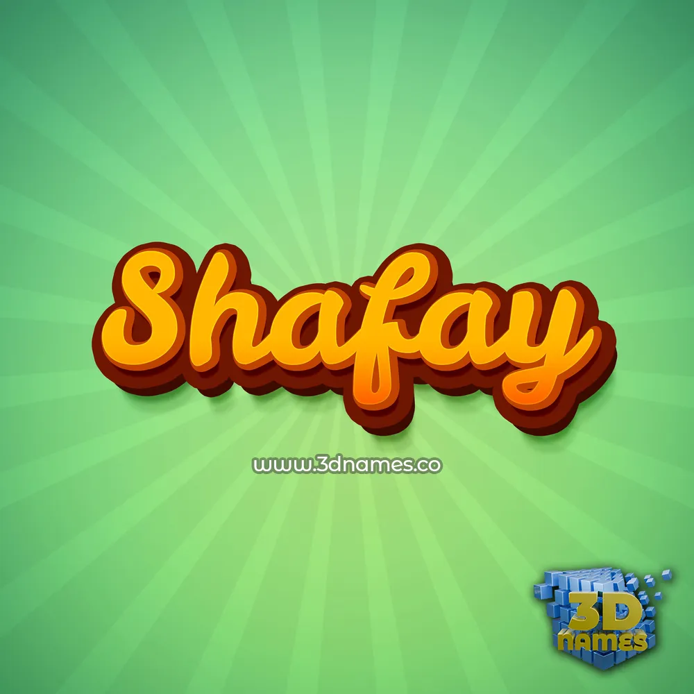 shafay in Green Rays style - 3D name wallpaper shafay in Green Rays style - 3D name wallpaper