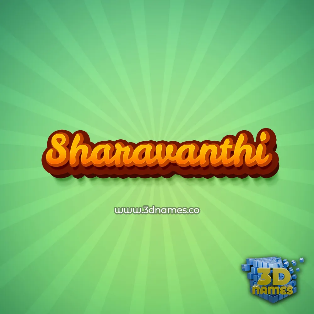 sharavanthi in Green Rays style - 3D name wallpaper sharavanthi in Green Rays style - 3D name wallpaper
