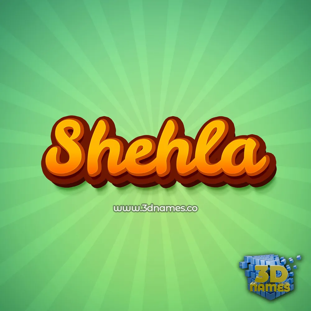 shehla in Green Rays style - 3D name wallpaper shehla in Green Rays style - 3D name wallpaper