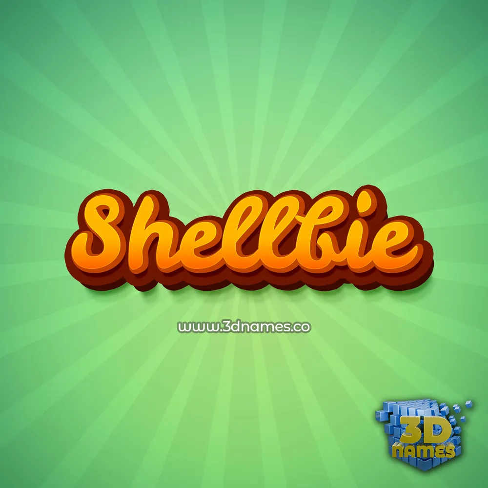 shellbie in Green Rays style - 3D name wallpaper shellbie in Green Rays style - 3D name wallpaper