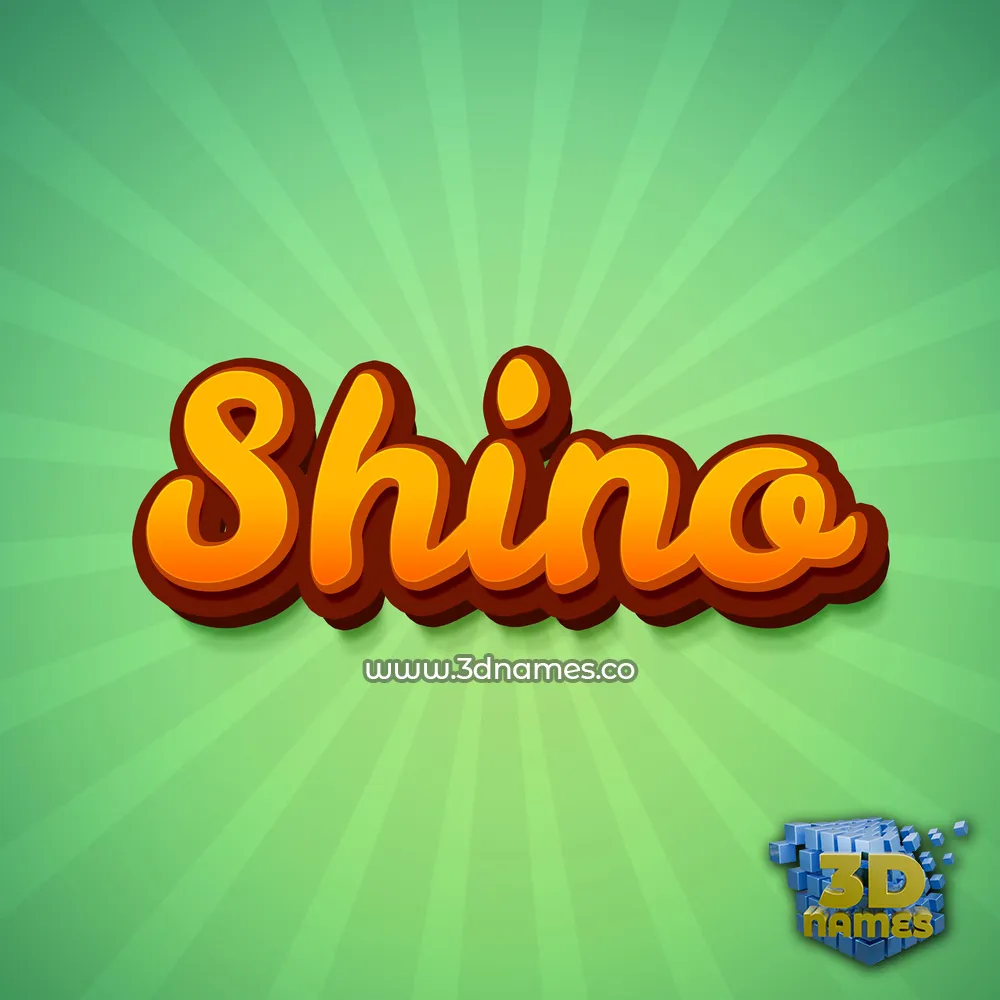 shino in Green Rays style - 3D name wallpaper shino in Green Rays style - 3D name wallpaper