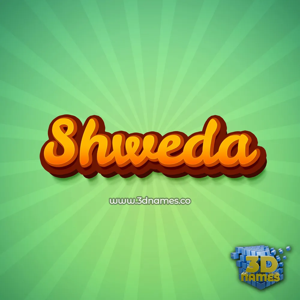 shweda in Green Rays style - 3D name wallpaper shweda in Green Rays style - 3D name wallpaper