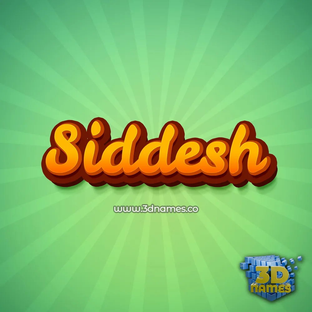 siddesh in Green Rays style - 3D name wallpaper siddesh in Green Rays style - 3D name wallpaper