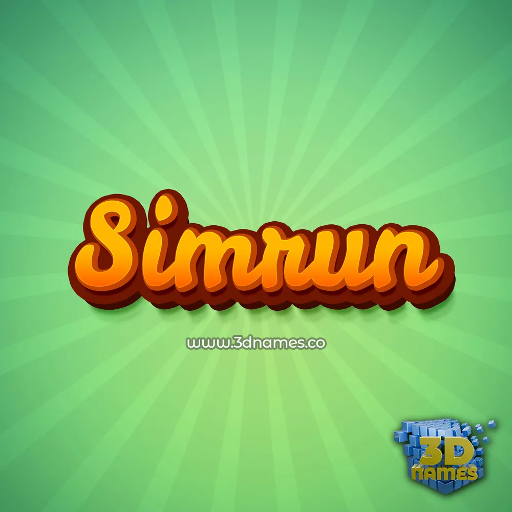 simrun in Green Rays style - 3D name wallpaper simrun in Green Rays style - 3D name wallpaper