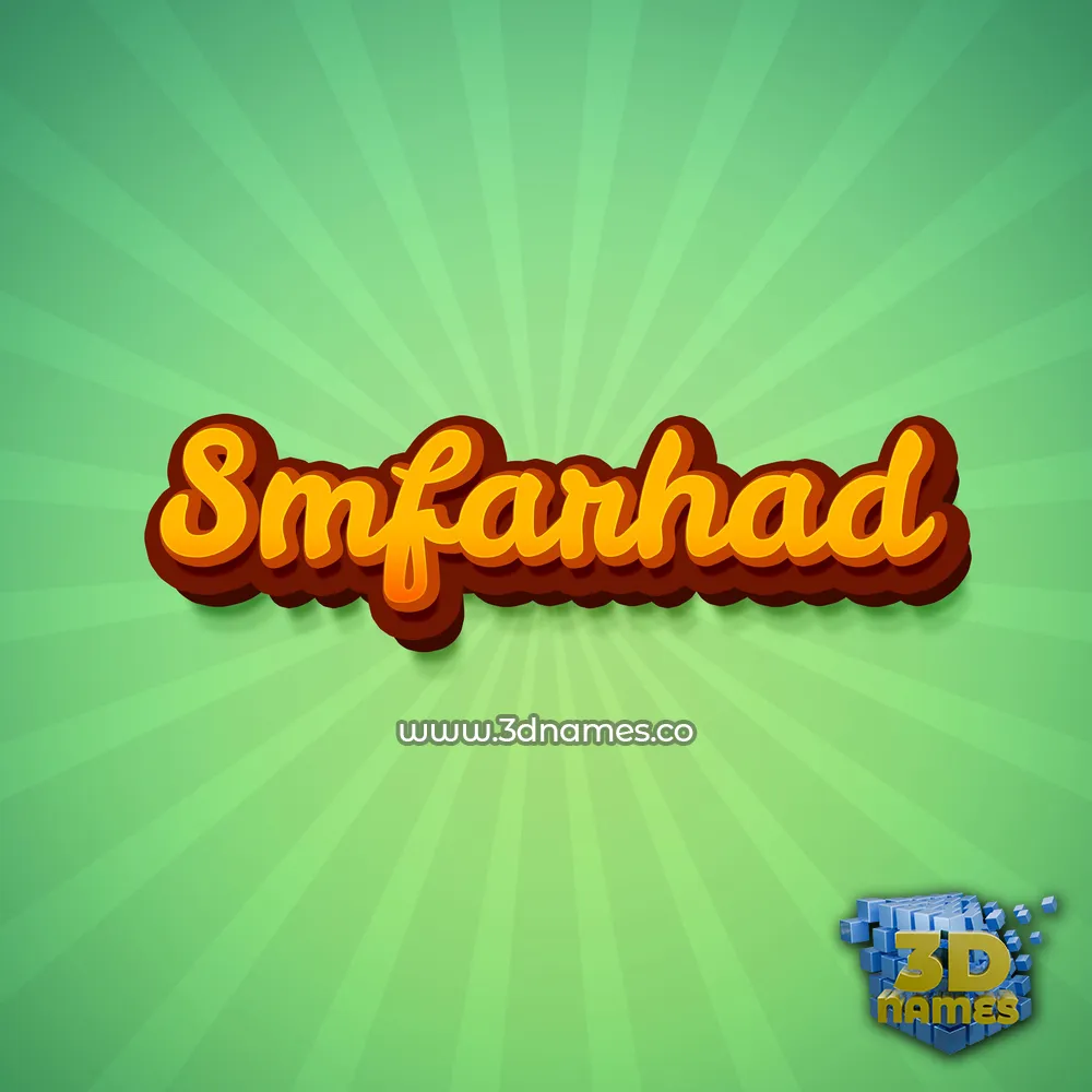 smfarhad in Green Rays style - 3D name wallpaper smfarhad in Green Rays style - 3D name wallpaper