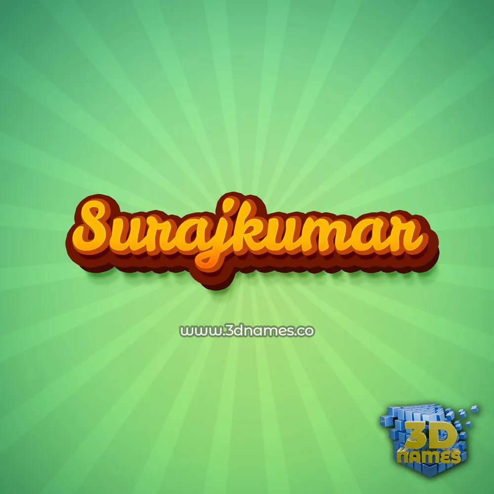surajkumar in Green Rays style - 3D name wallpaper surajkumar in Green Rays style - 3D name wallpaper