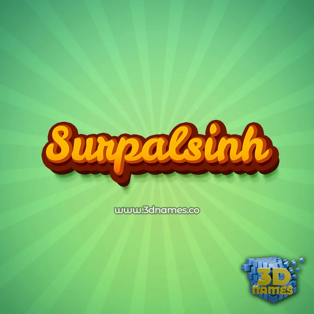 surpalsinh in Green Rays style - 3D name wallpaper surpalsinh in Green Rays style - 3D name wallpaper