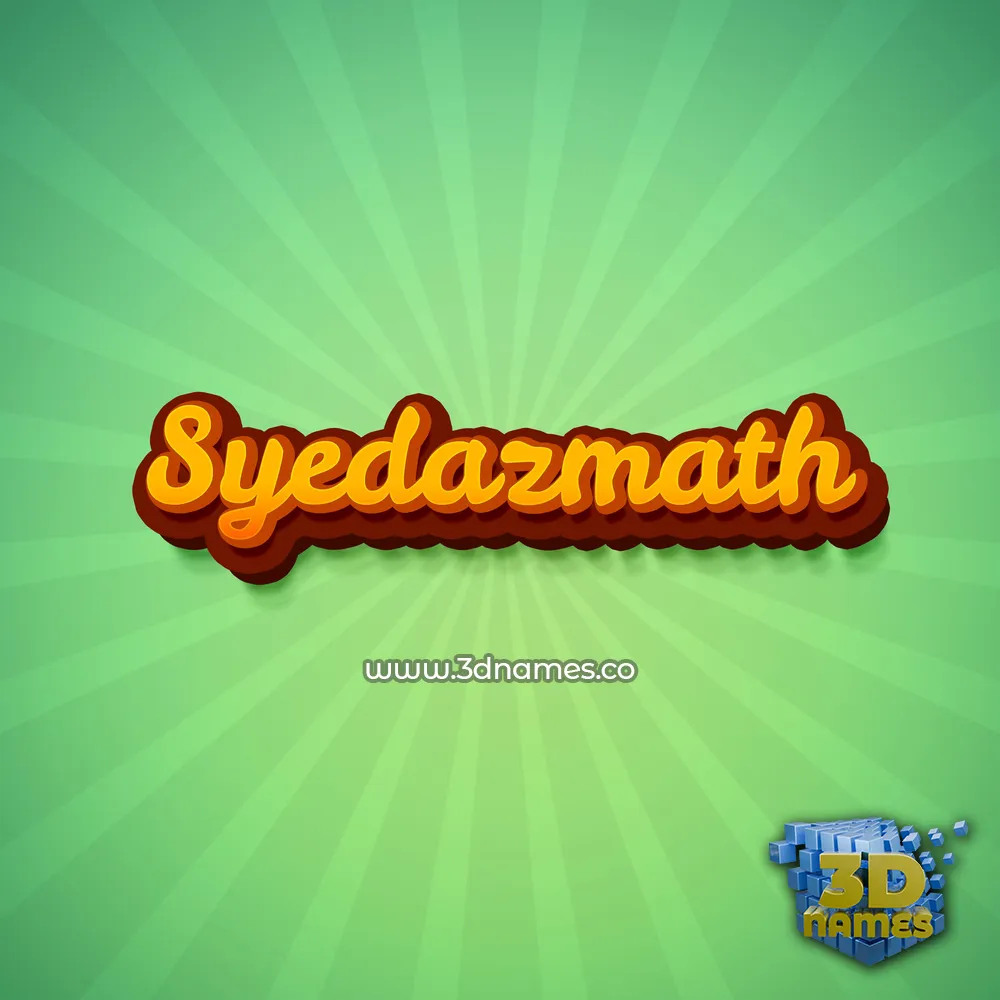 syedazmath in Green Rays style - 3D name wallpaper syedazmath in Green Rays style - 3D name wallpaper
