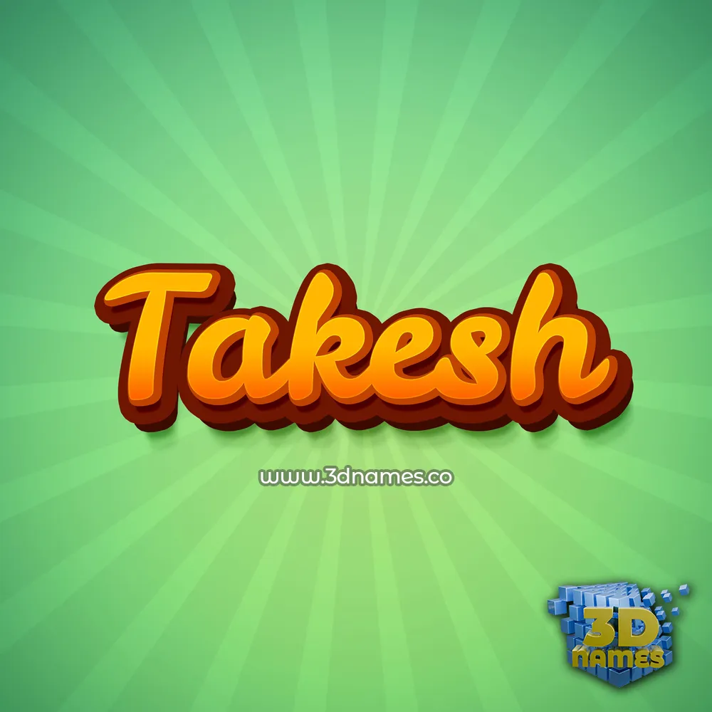 takesh in Green Rays style - 3D name wallpaper takesh in Green Rays style - 3D name wallpaper