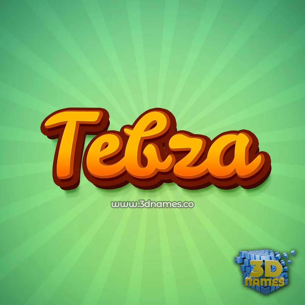 tebza in Green Rays style - 3D name wallpaper tebza in Green Rays style - 3D name wallpaper