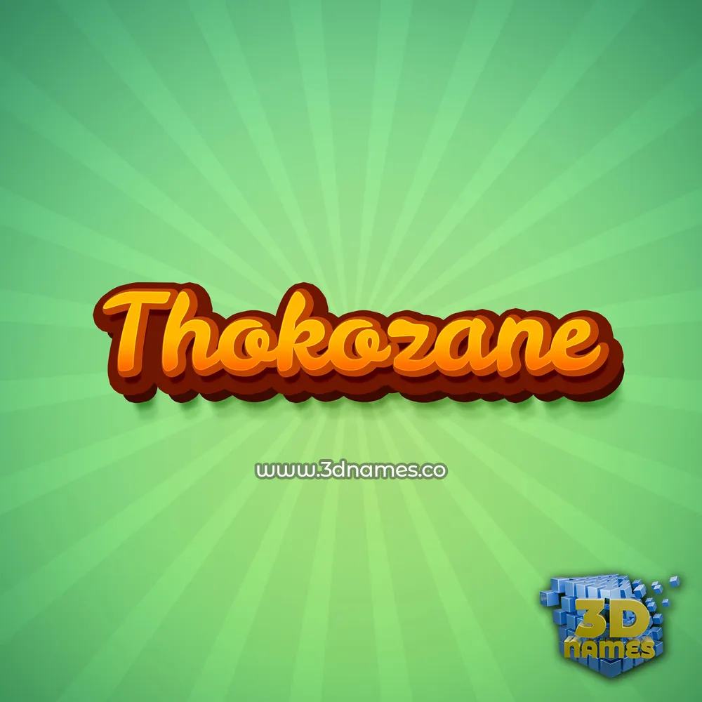 thokozane in Green Rays style - 3D name wallpaper thokozane in Green Rays style - 3D name wallpaper
