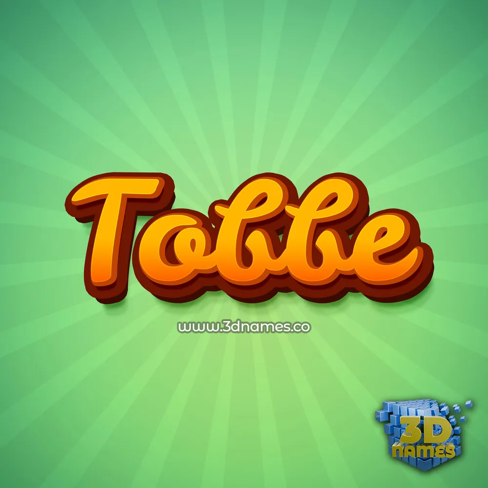 tobbe in Green Rays style - 3D name wallpaper tobbe in Green Rays style - 3D name wallpaper
