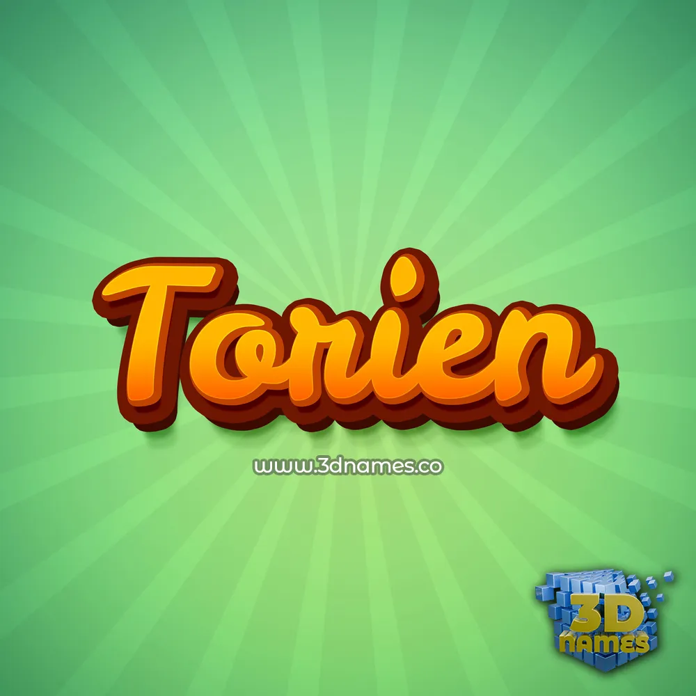 torien in Green Rays style - 3D name wallpaper torien in Green Rays style - 3D name wallpaper
