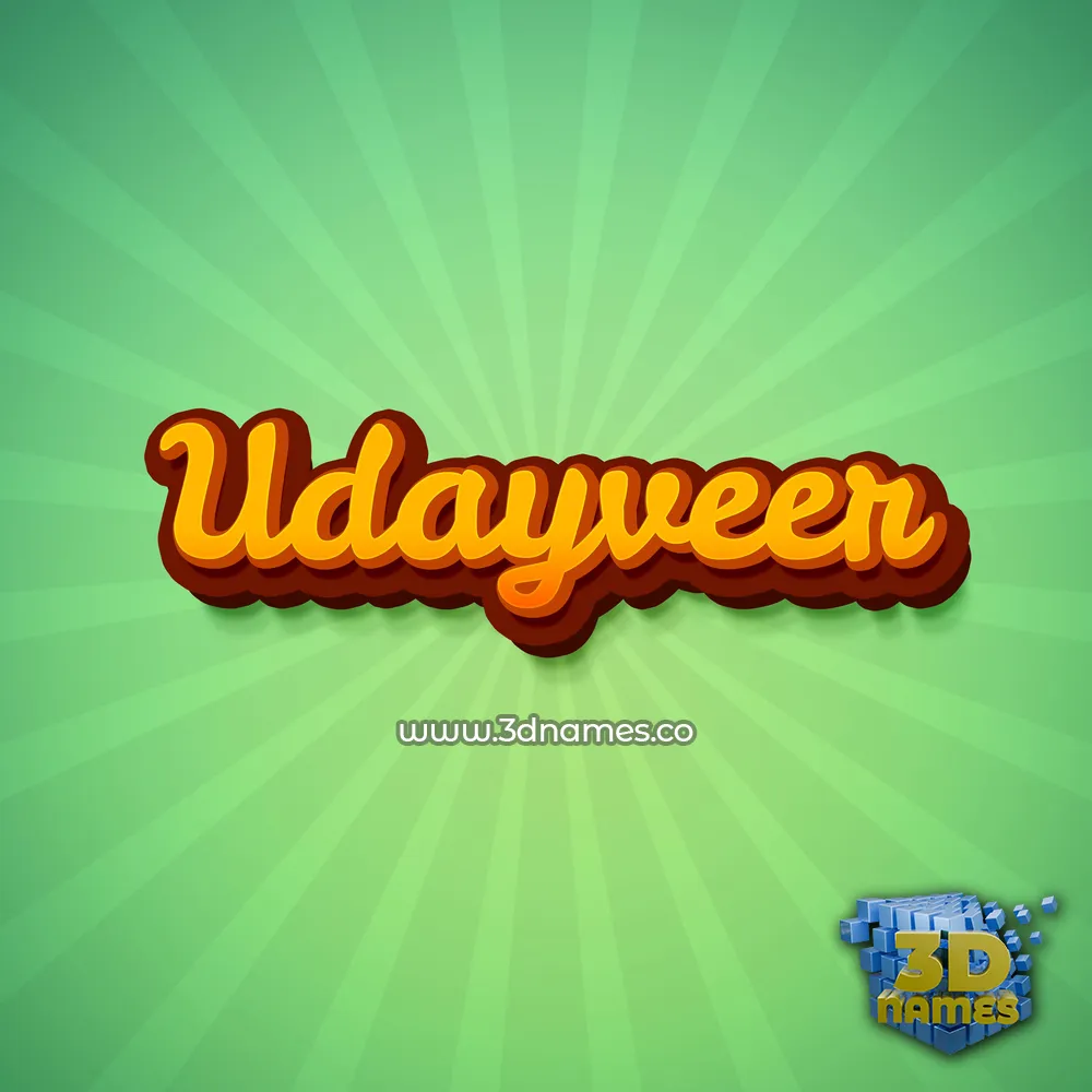 udayveer in Green Rays style - 3D name wallpaper udayveer in Green Rays style - 3D name wallpaper