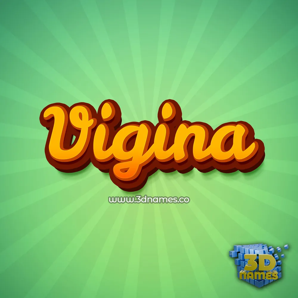 vigina in Green Rays style - 3D name wallpaper vigina in Green Rays style - 3D name wallpaper