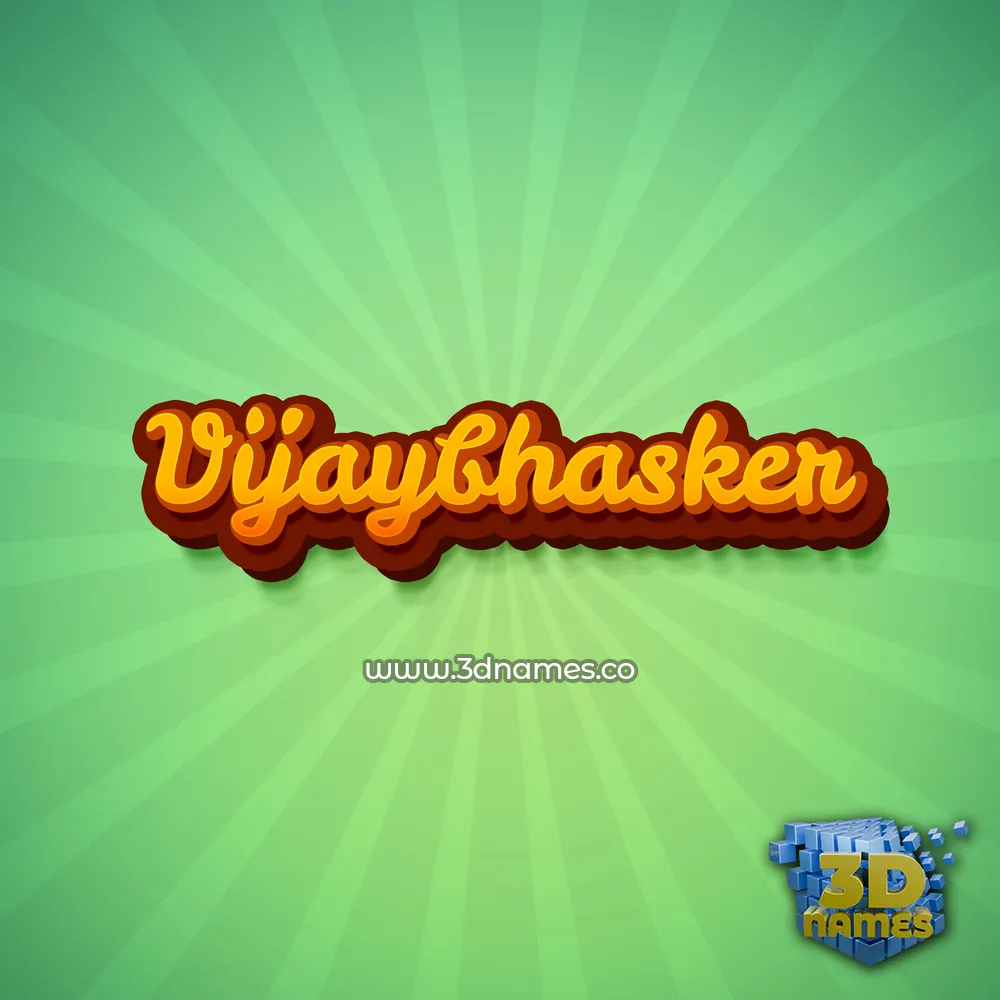vijaybhasker in Green Rays style - 3D name wallpaper vijaybhasker in Green Rays style - 3D name wallpaper