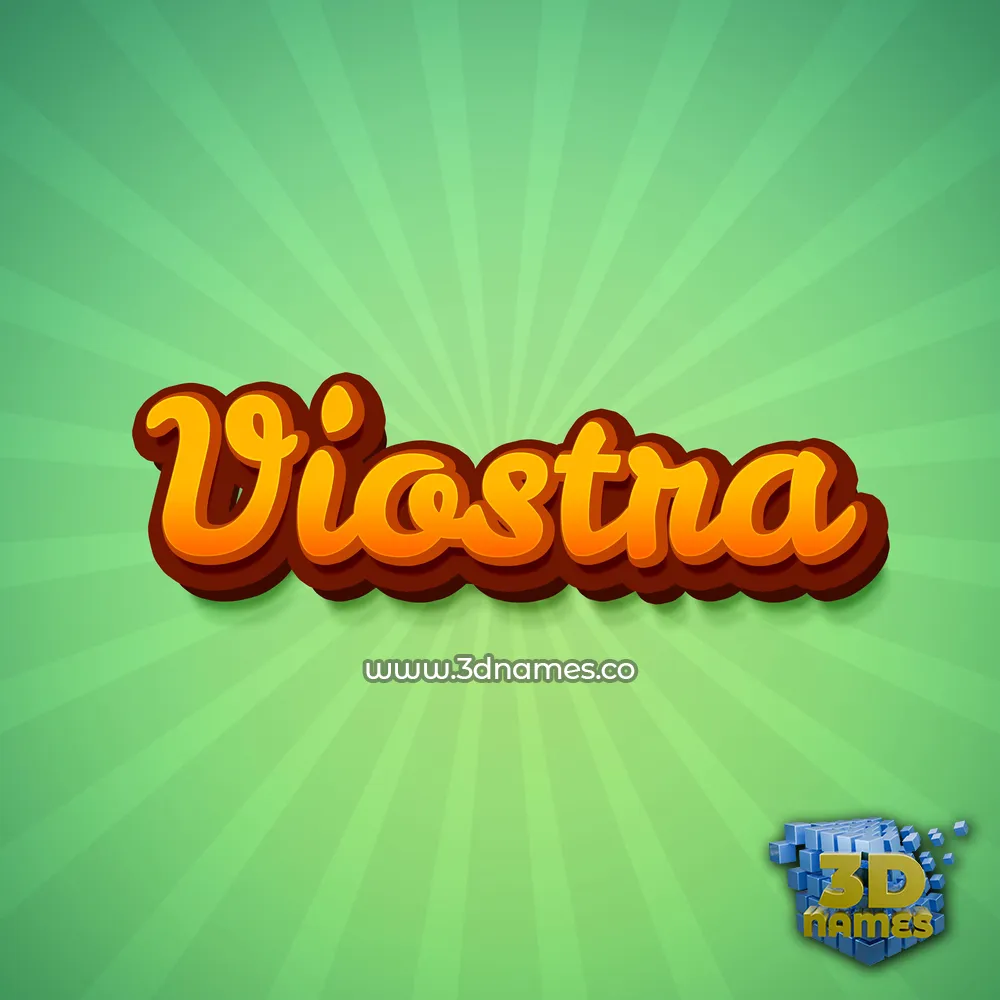 viostra in Green Rays style - 3D name wallpaper viostra in Green Rays style - 3D name wallpaper