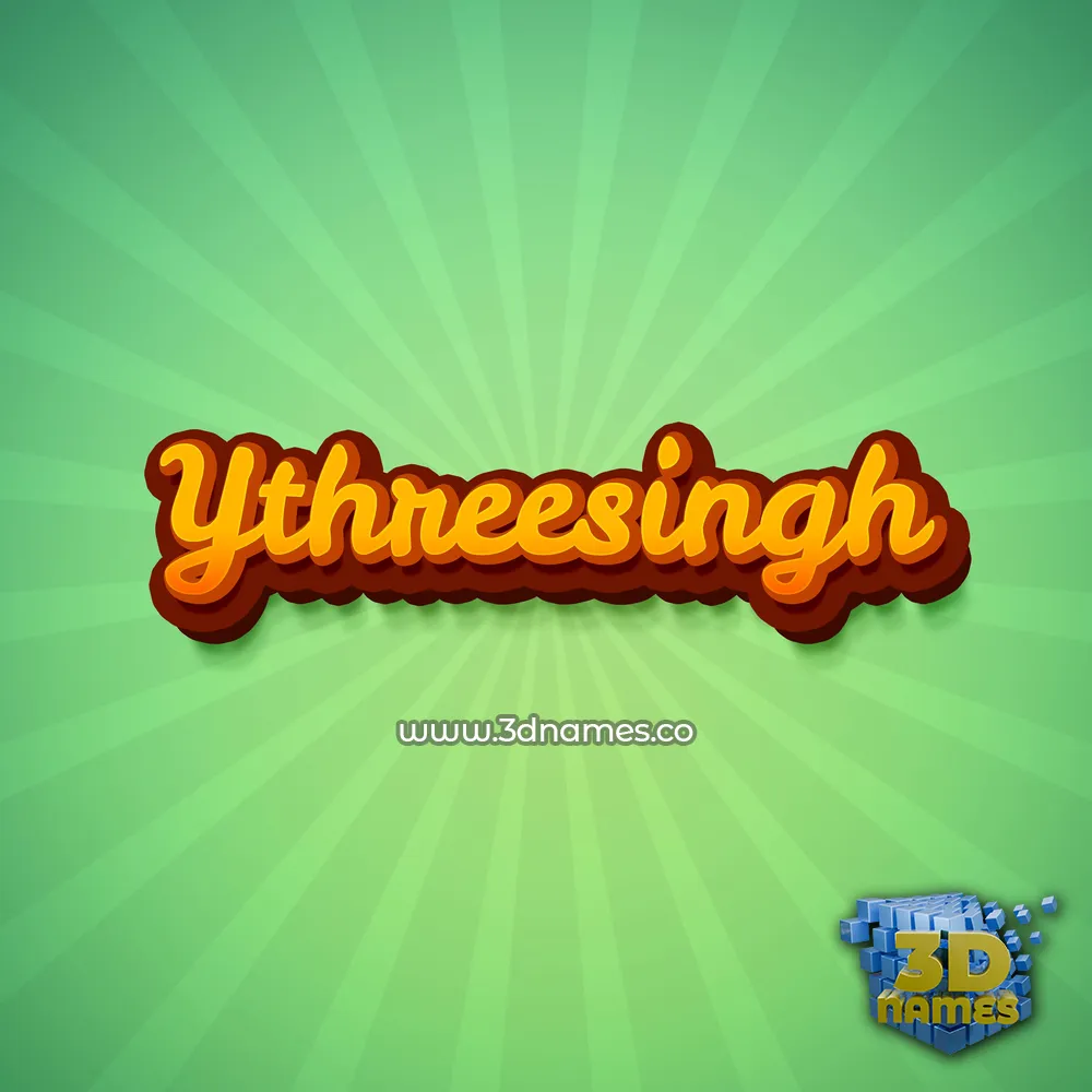 ythreesingh in Green Rays style - 3D name wallpaper ythreesingh in Green Rays style - 3D name wallpaper