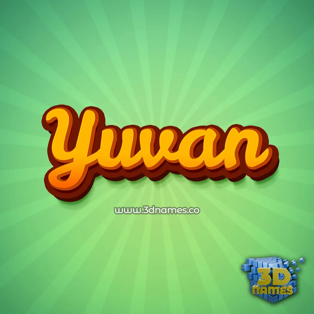 yuvan in Green Rays style - 3D name wallpaper yuvan in Green Rays style - 3D name wallpaper