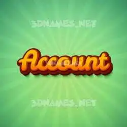 account in Green Rays style - 3D name wallpaper