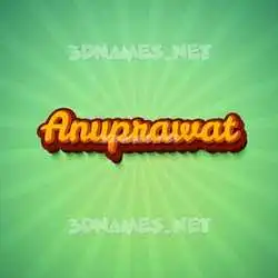 anuprawat in Green Rays style - 3D name wallpaper