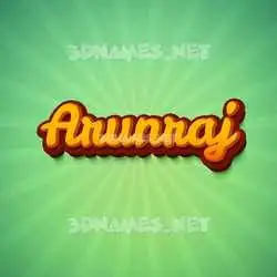 arunraj in Green Rays style - 3D name wallpaper