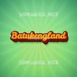 batukengland in Green Rays style - 3D name wallpaper