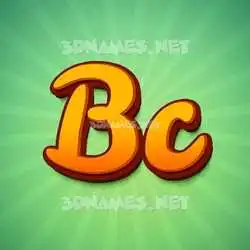 bc in Green Rays style - 3D name wallpaper