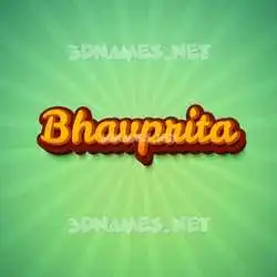 bhavprita in Green Rays style - 3D name wallpaper