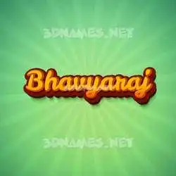 bhavyaraj in Green Rays style - 3D name wallpaper