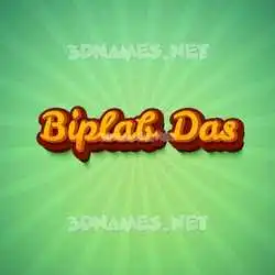 biplab das in Green Rays style - 3D name wallpaper