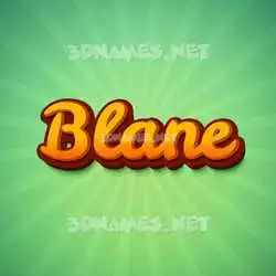 blane in Green Rays style - 3D name wallpaper