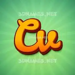 cv in Green Rays style - 3D name wallpaper