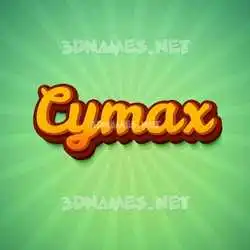 cymax in Green Rays style - 3D name wallpaper