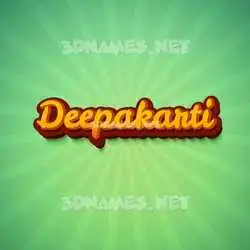 deepakarti in Green Rays style - 3D name wallpaper