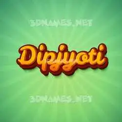 dipjyoti in Green Rays style - 3D name wallpaper