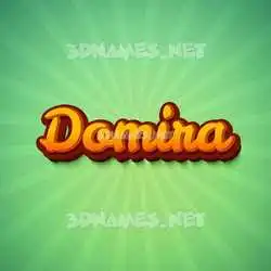 domira in Green Rays style - 3D name wallpaper
