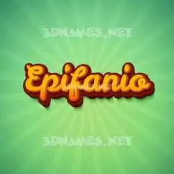 epifanio in Green Rays style - 3D name wallpaper