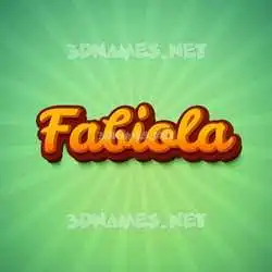 fabiola in Green Rays style - 3D name wallpaper