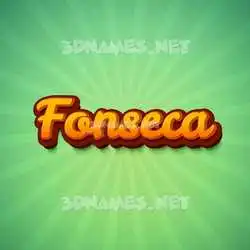 fonseca in Green Rays style - 3D name wallpaper