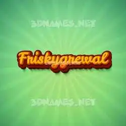 friskygrewal in Green Rays style - 3D name wallpaper