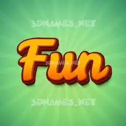 fun in Green Rays style - 3D name wallpaper
